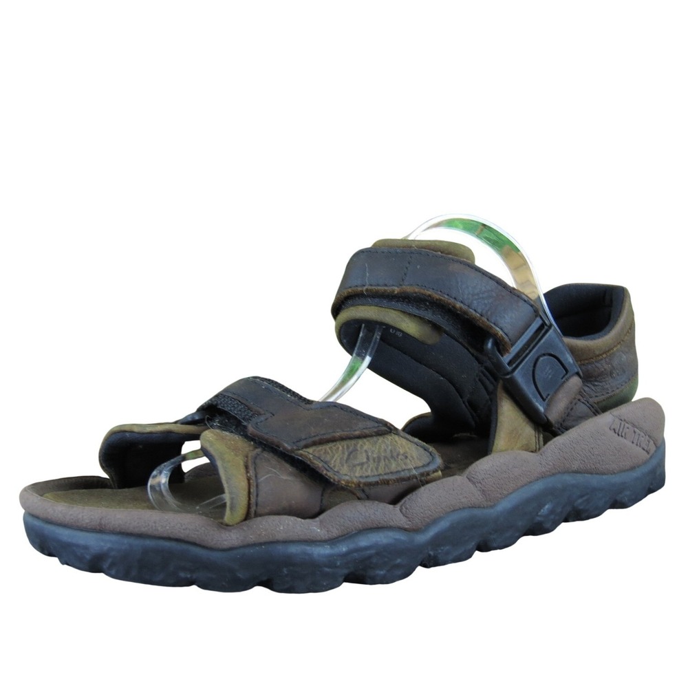 Clarks Men Air Trek‎ Active Air Ankle Strap Brown Leather Sz 11 Gently Used 2025